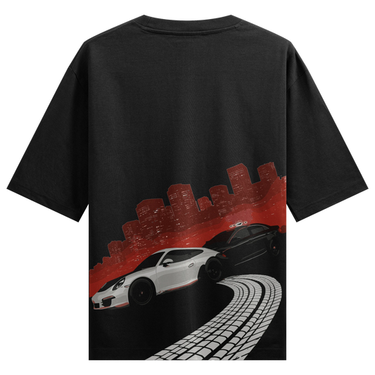 PRDGY City Escape Oversized T-Shirt back - PRDGY