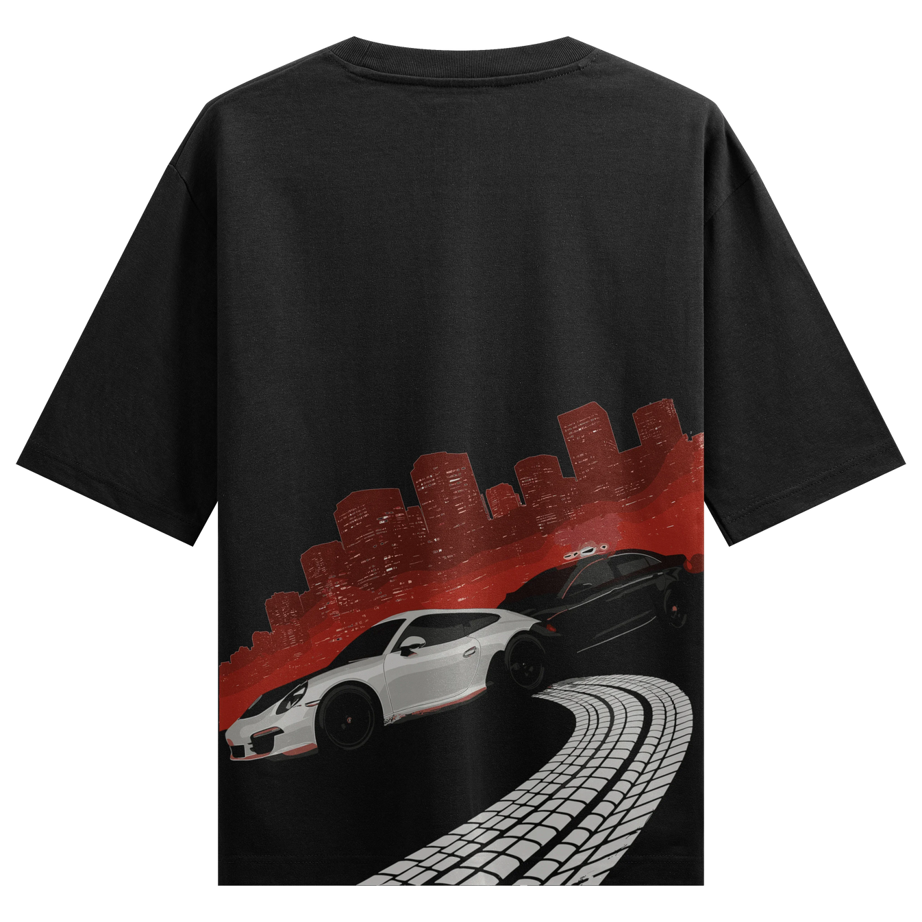 PRDGY City Escape Oversized T-Shirt back - PRDGY