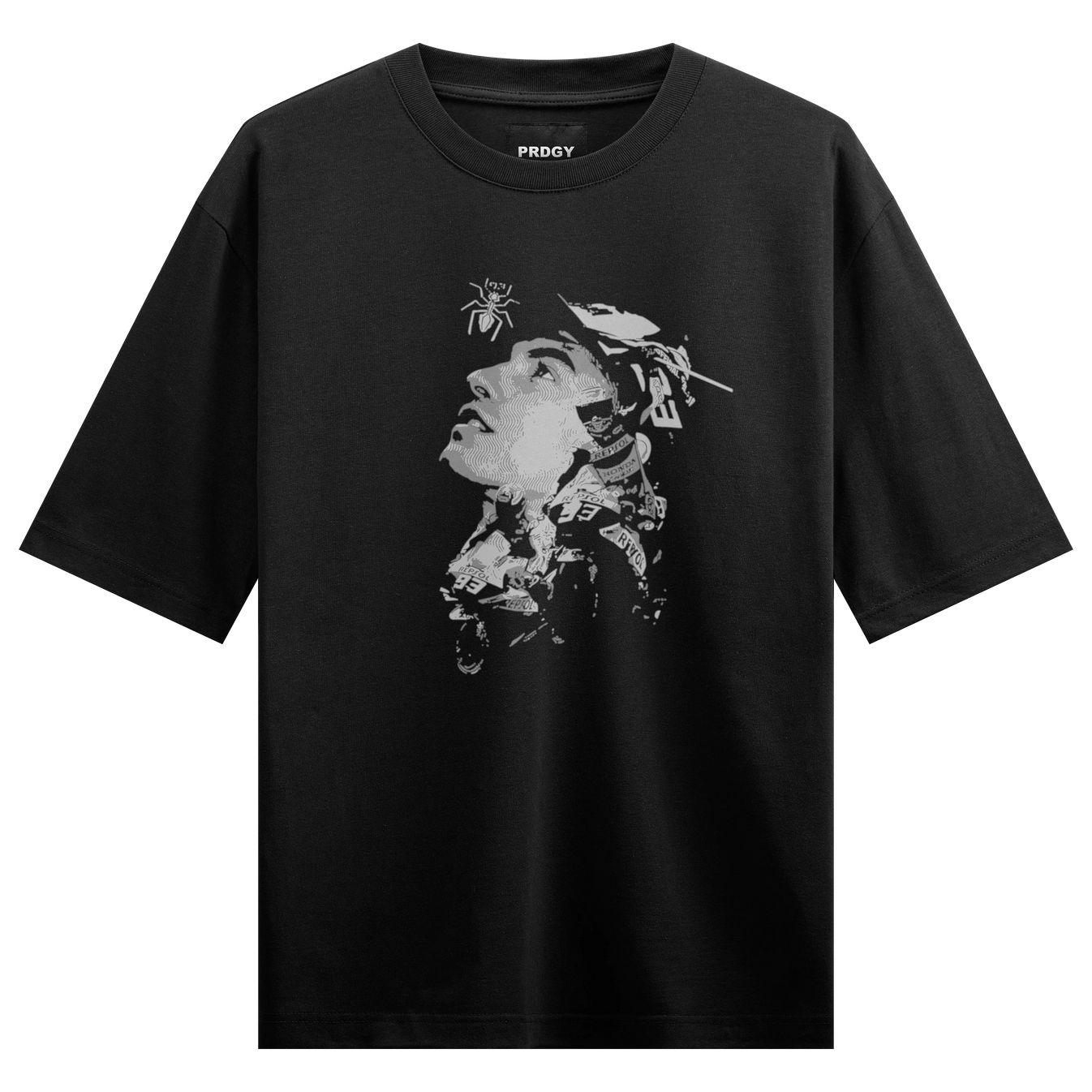 REPSOL 93 REPSOL REPSOL 93 REPSOL artwork on PRDGY oversized t-shirt
