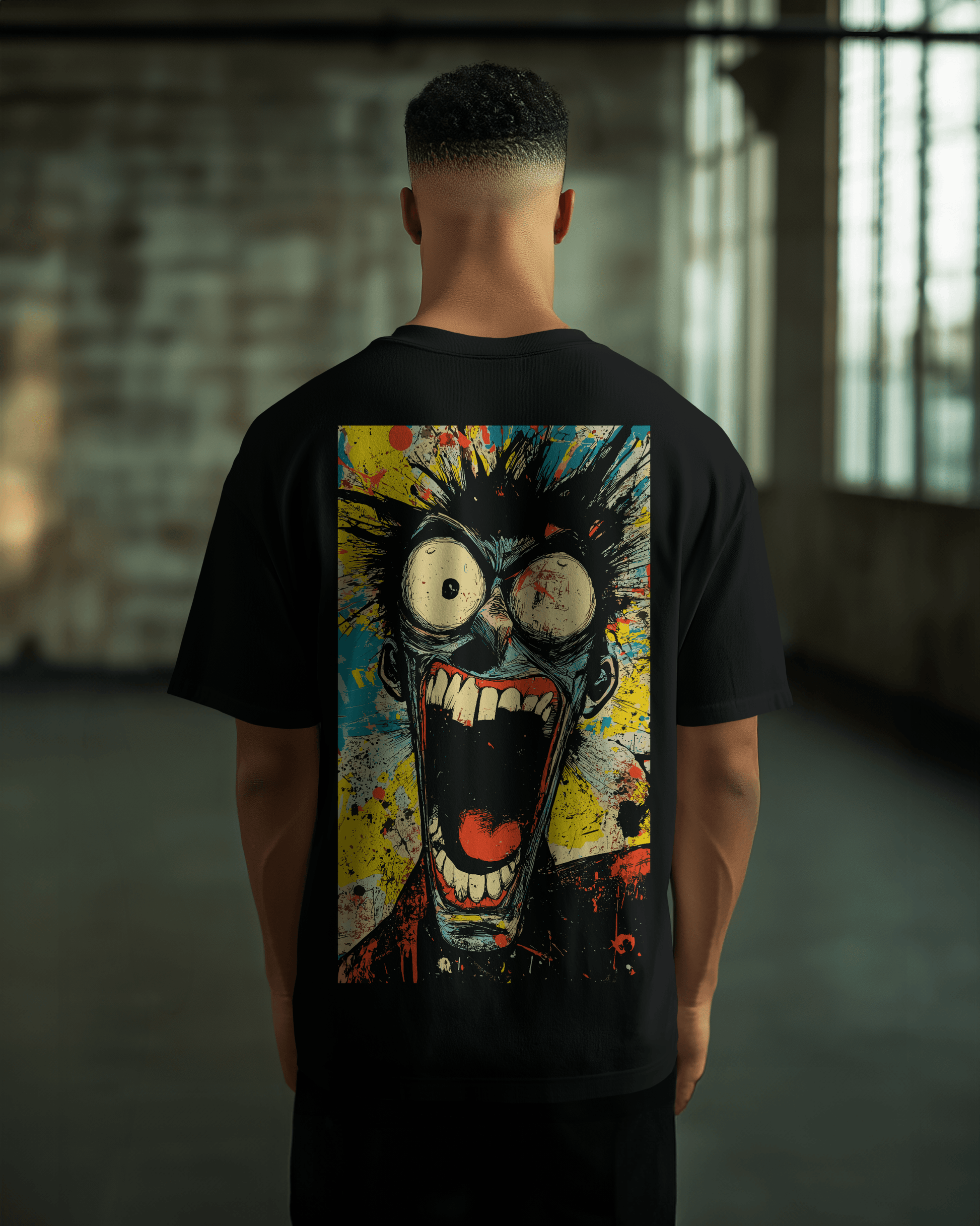 Prdgy Crazy Madafaka Back Oversized T-Shirt - PRDGY