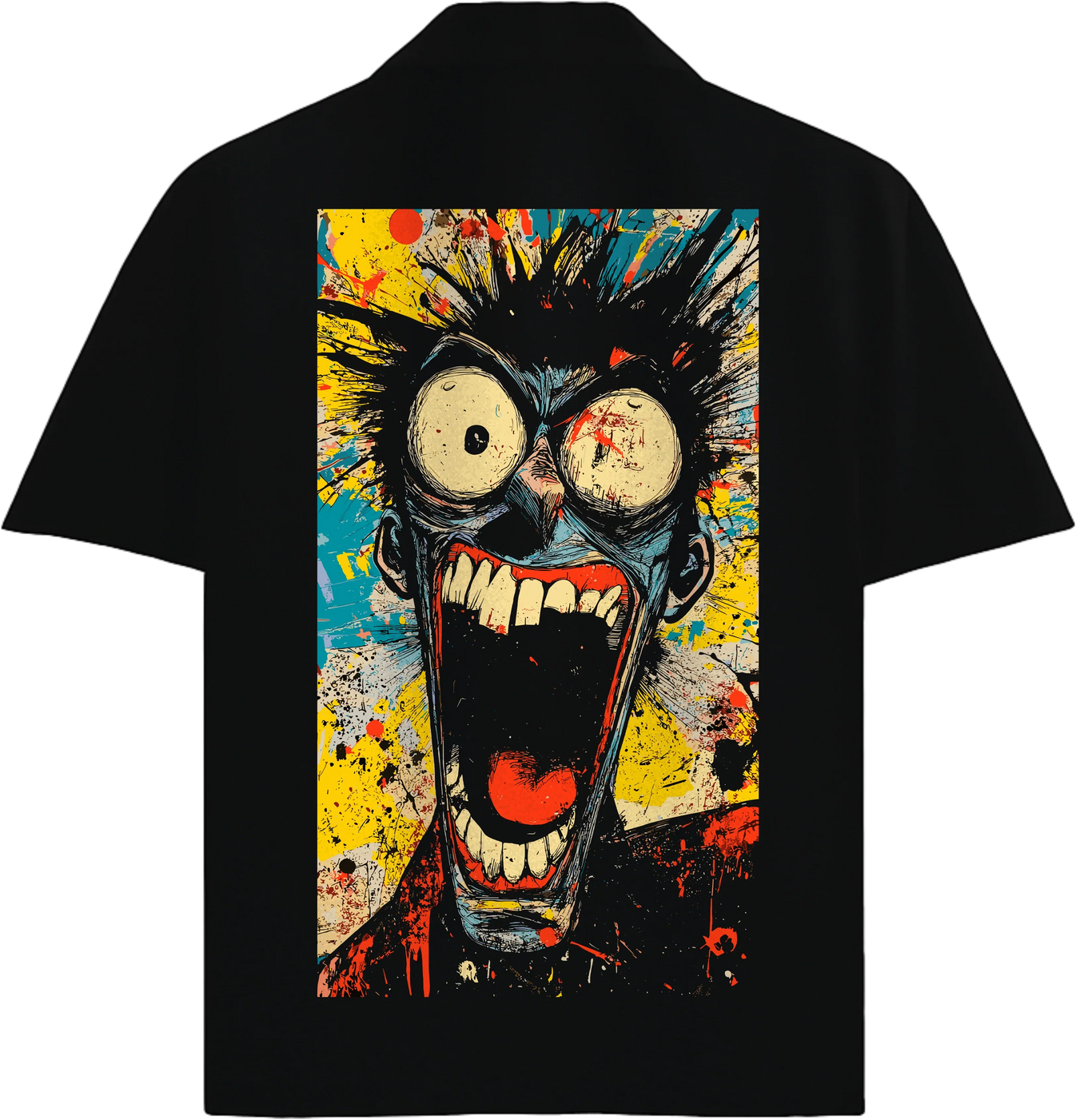 Scream artwork on PRDGY oversized t-shirt
