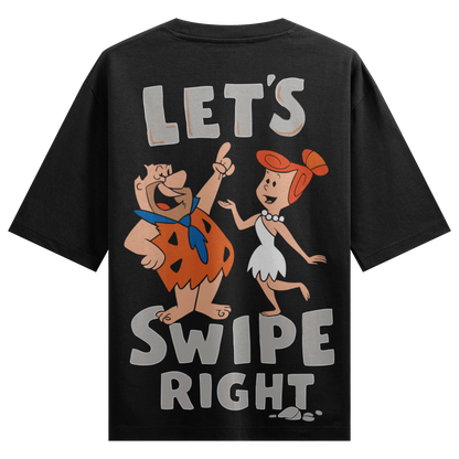 PRDGY Dating in Stone Age Oversized Tshirt - PRDGY