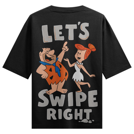 PRDGY Dating in Stone Age Oversized Tshirt - PRDGY