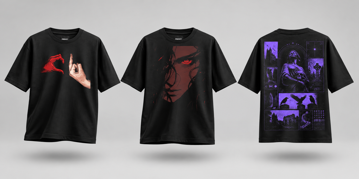 Gothic — three recent bestselling designs