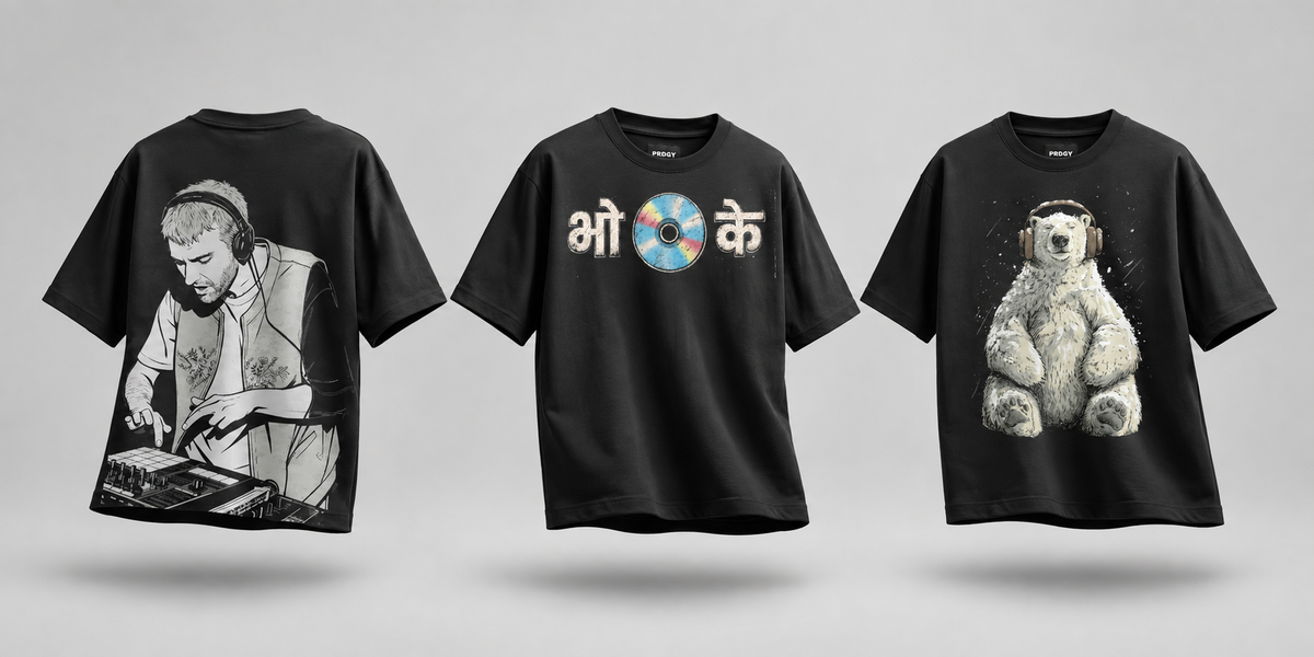 Music — three recent bestselling designs in floating mockups