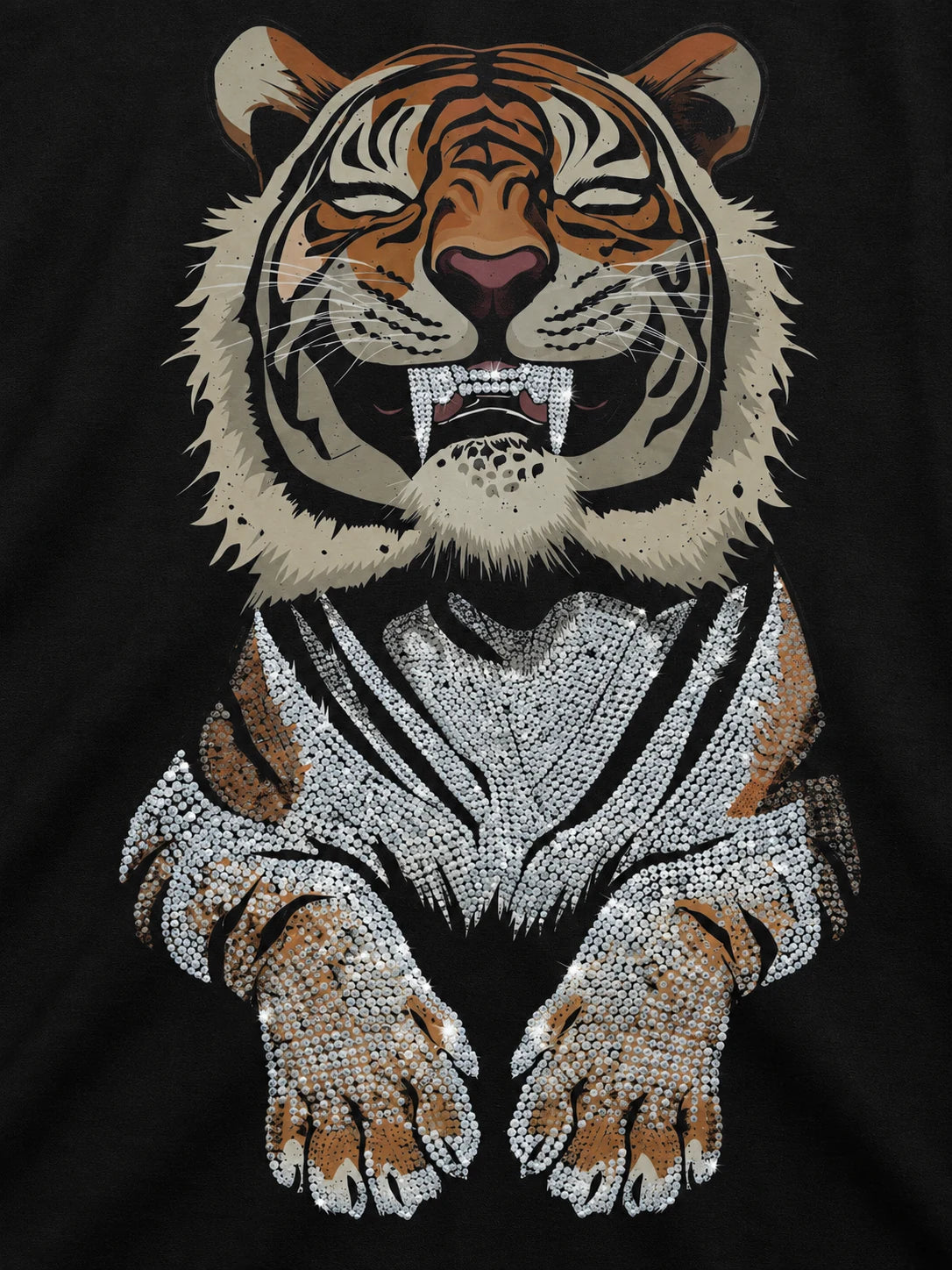 Dripping But Dangerous Oversized T-Shirt — printed artwork close-up