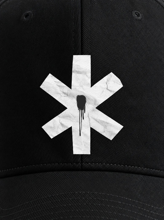 PRDGY Basic / Cap — printed artwork close-up