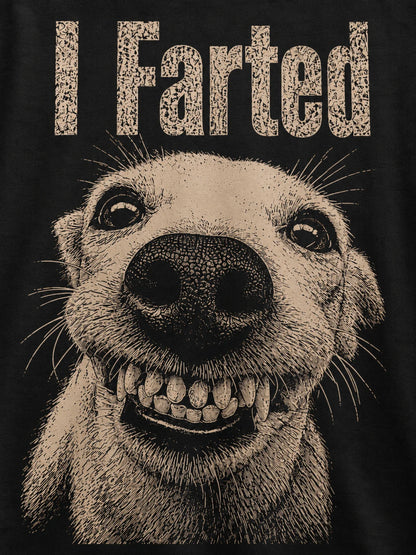 PRDGY Fart Back Oversized T-shirt — printed artwork close-up