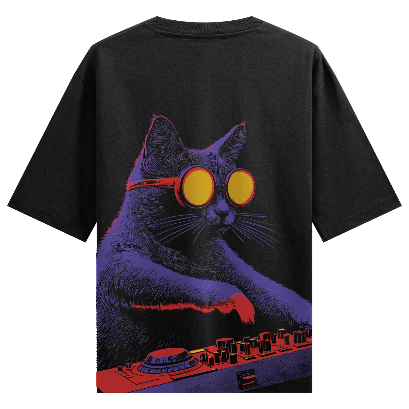 Prdgy Dj Console Billa Back Oversized T-Shirt - PRDGY