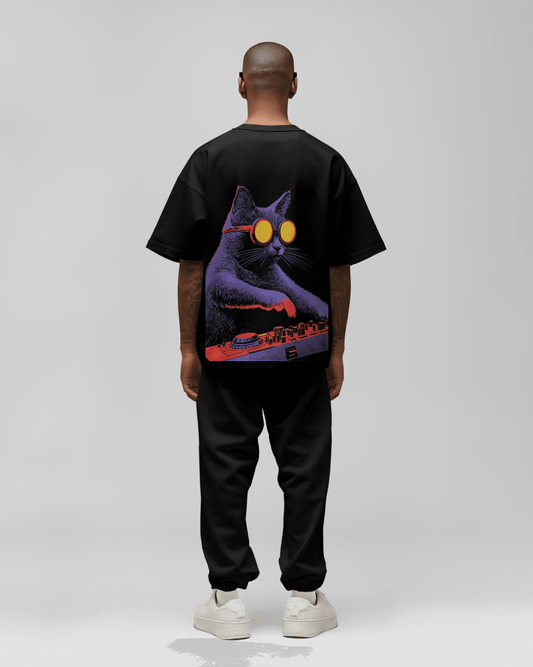 Prdgy Dj Console Billa Back Oversized T-Shirt - PRDGY