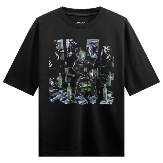 Prdgy Drummer Front Oversized T-Shirt - PRDGY