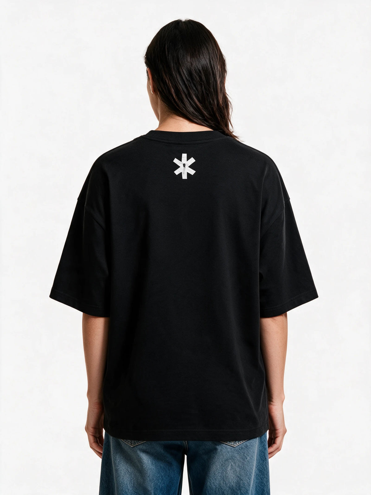 PRDGY FAAA Oversized t-shirt — back view of T-shirt