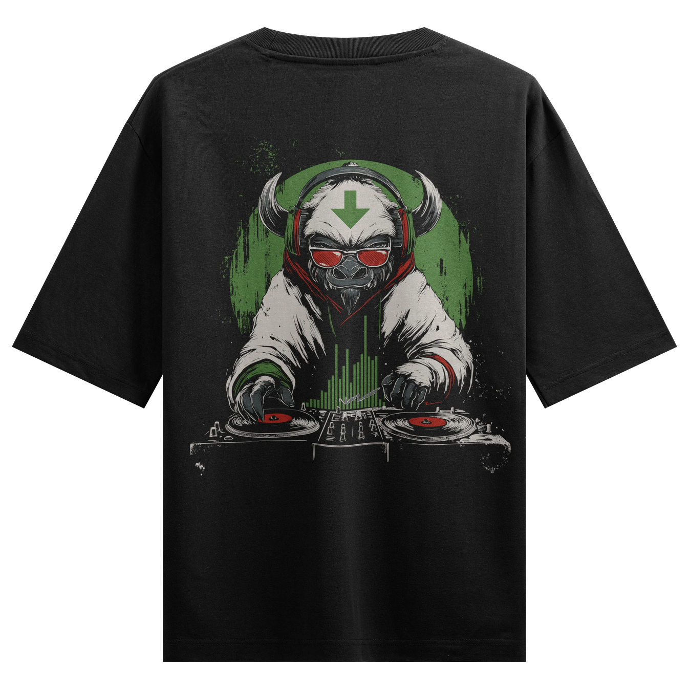 Appa DJ artwork on PRDGY oversized t-shirt