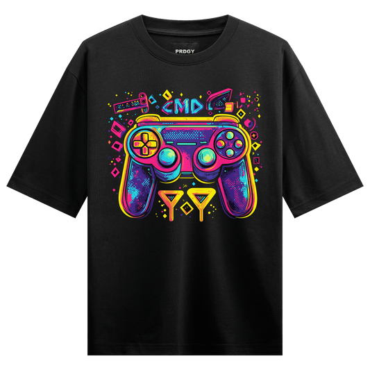 Prdgy Game On Front Oversized T-Shirt - PRDGY