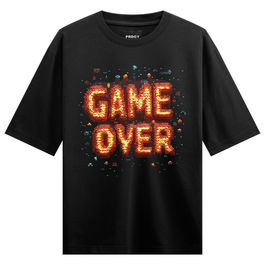 Prdgy Game Over Front Oversized T-Shirt - PRDGY