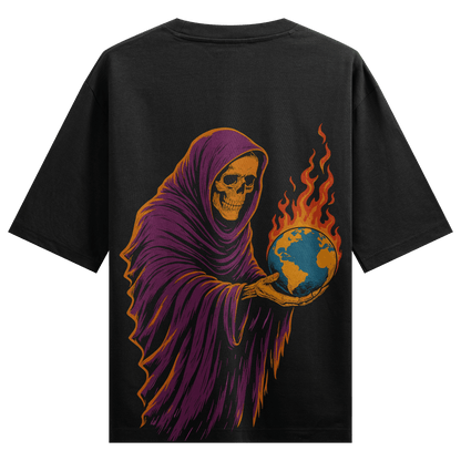 Prdgy Global Yamraaj Back Oversized T-Shirt - PRDGY