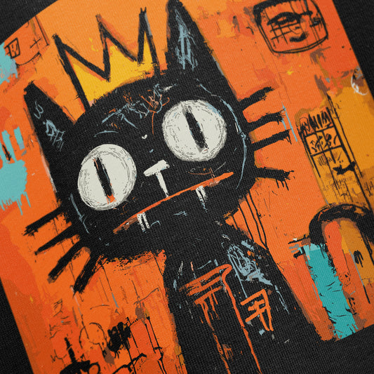PRDGY Graffiti Cat Oversized T-Shirt - PRDGY