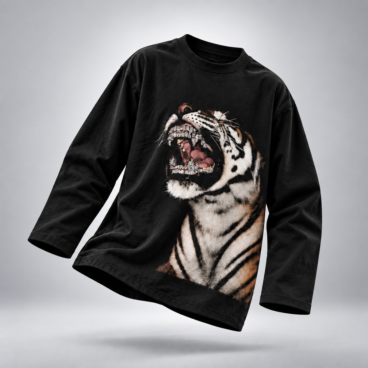 PRDGY full sleeves designs on a soft grey studio background