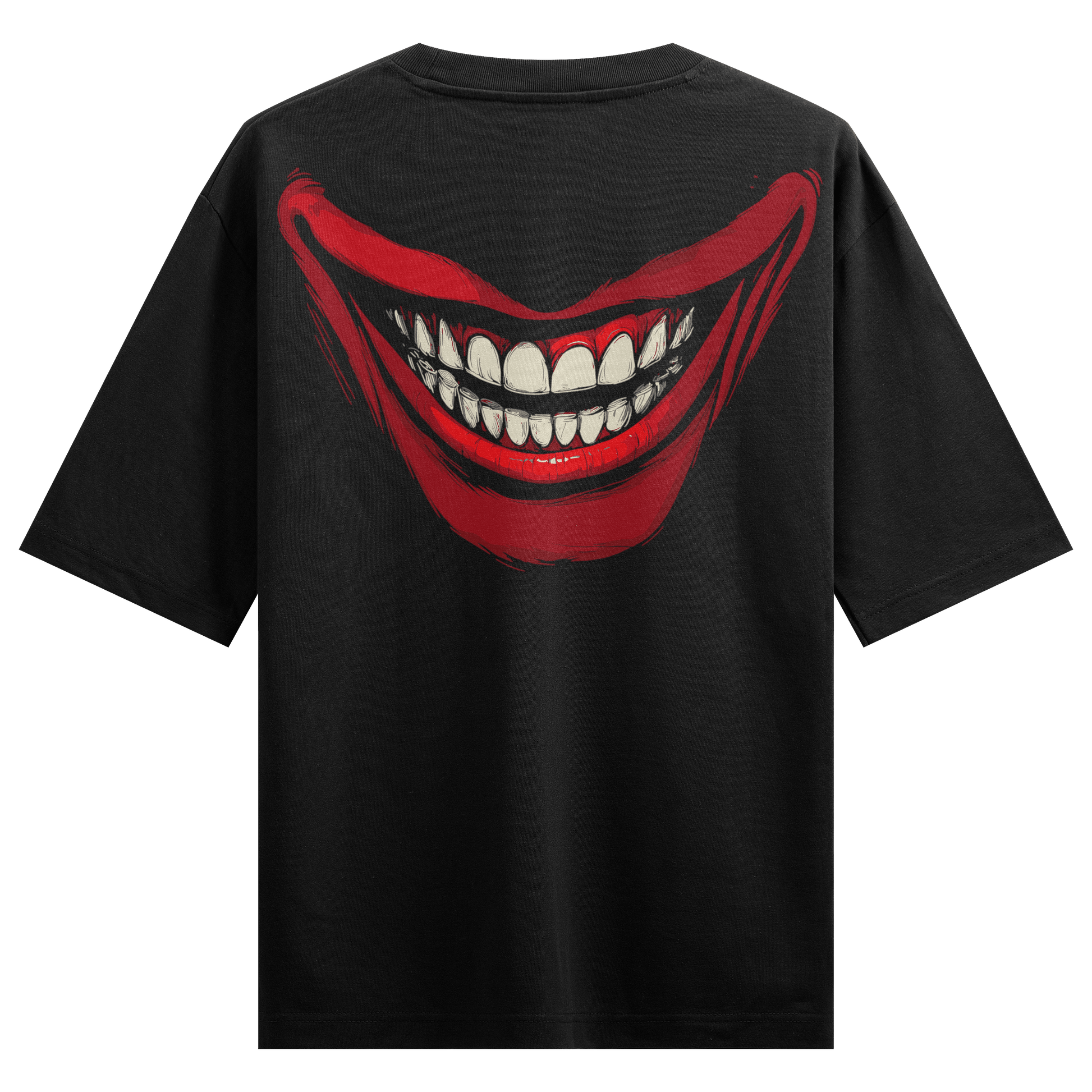 PRDGY Grin Back Print Oversized T-Shirt - PRDGY