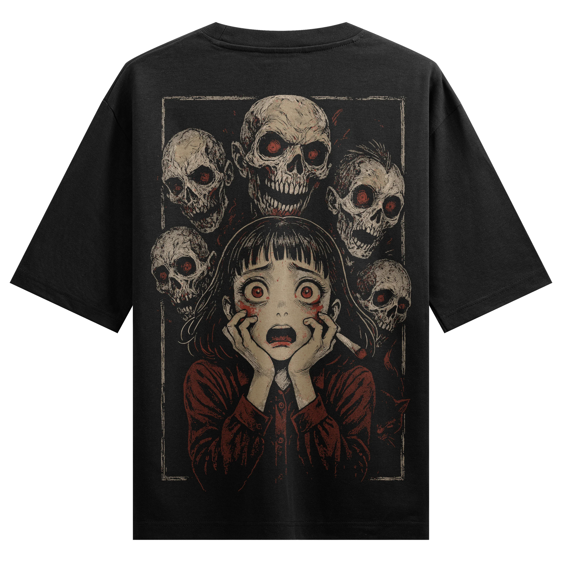 PRDGY Haunted Thoughts Oversized T-Shirt - PRDGY