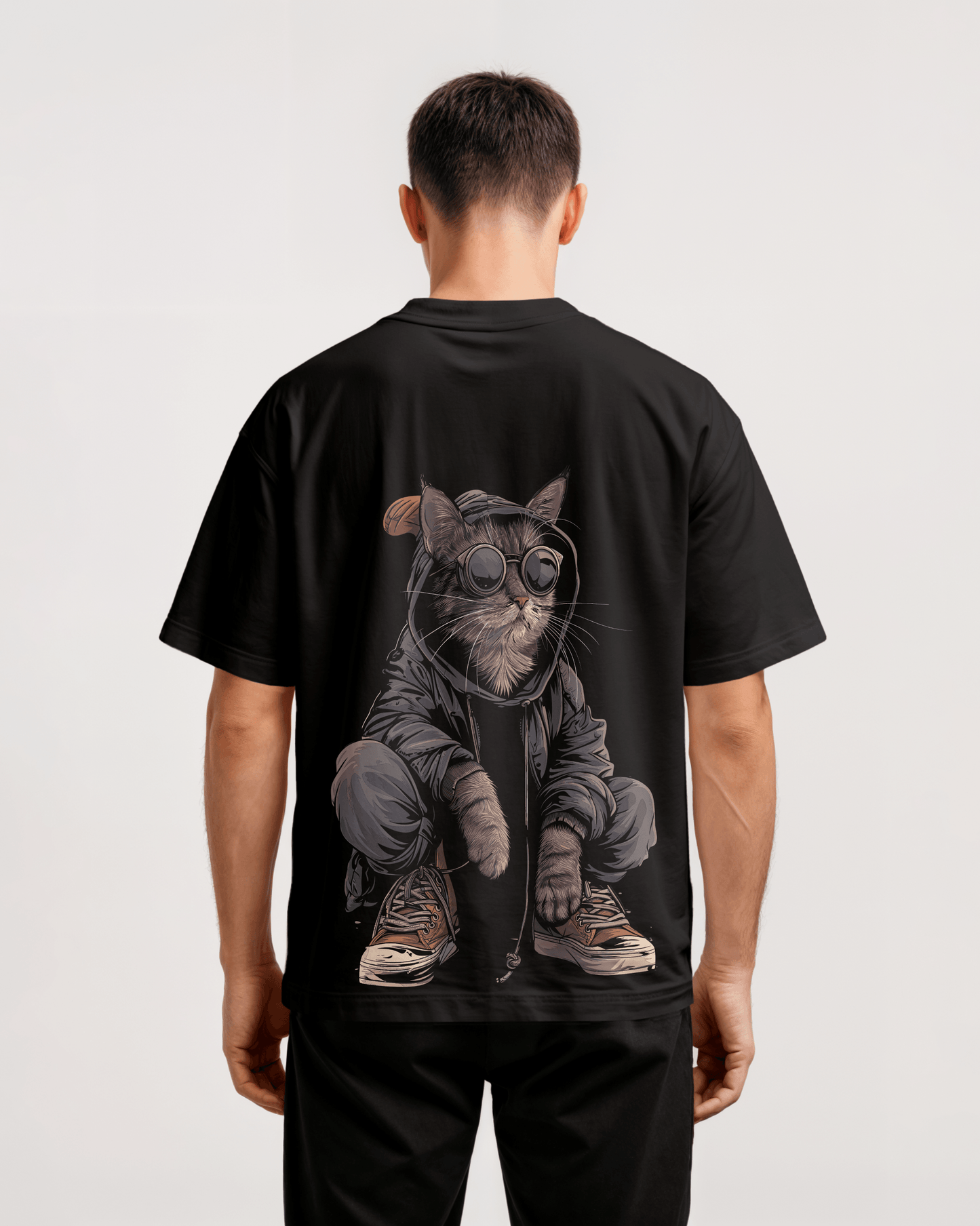 PRDGY Hiphop Billa Back Print Oversized T-Shirt - PRDGY
