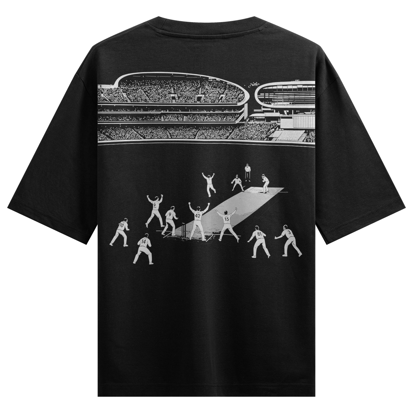 Cricket artwork on PRDGY oversized t-shirt