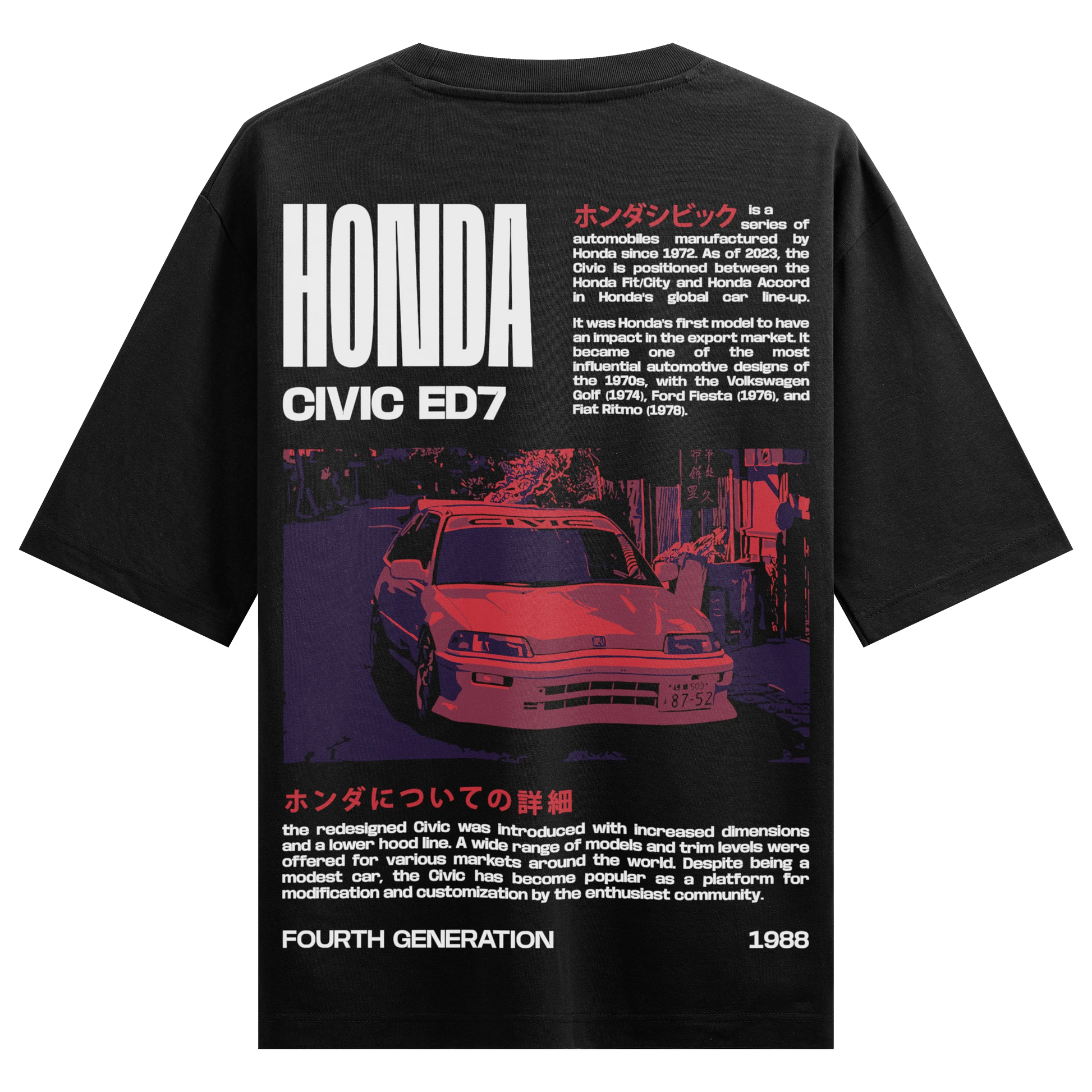 Prdgy Honds Back Oversized T-Shirt - PRDGY