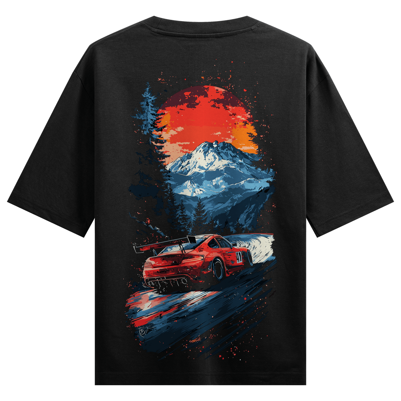 Prdgy Hot Pursuit Back Oversized T-Shirt - PRDGY