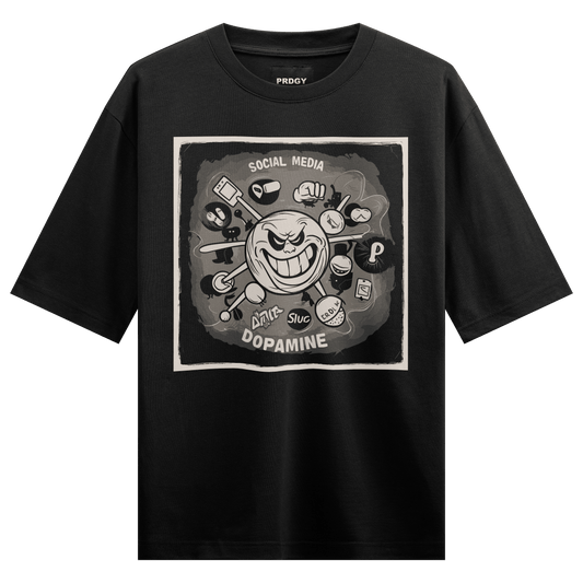 Prdgy Hypnotic Front Oversized T-Shirt - PRDGY