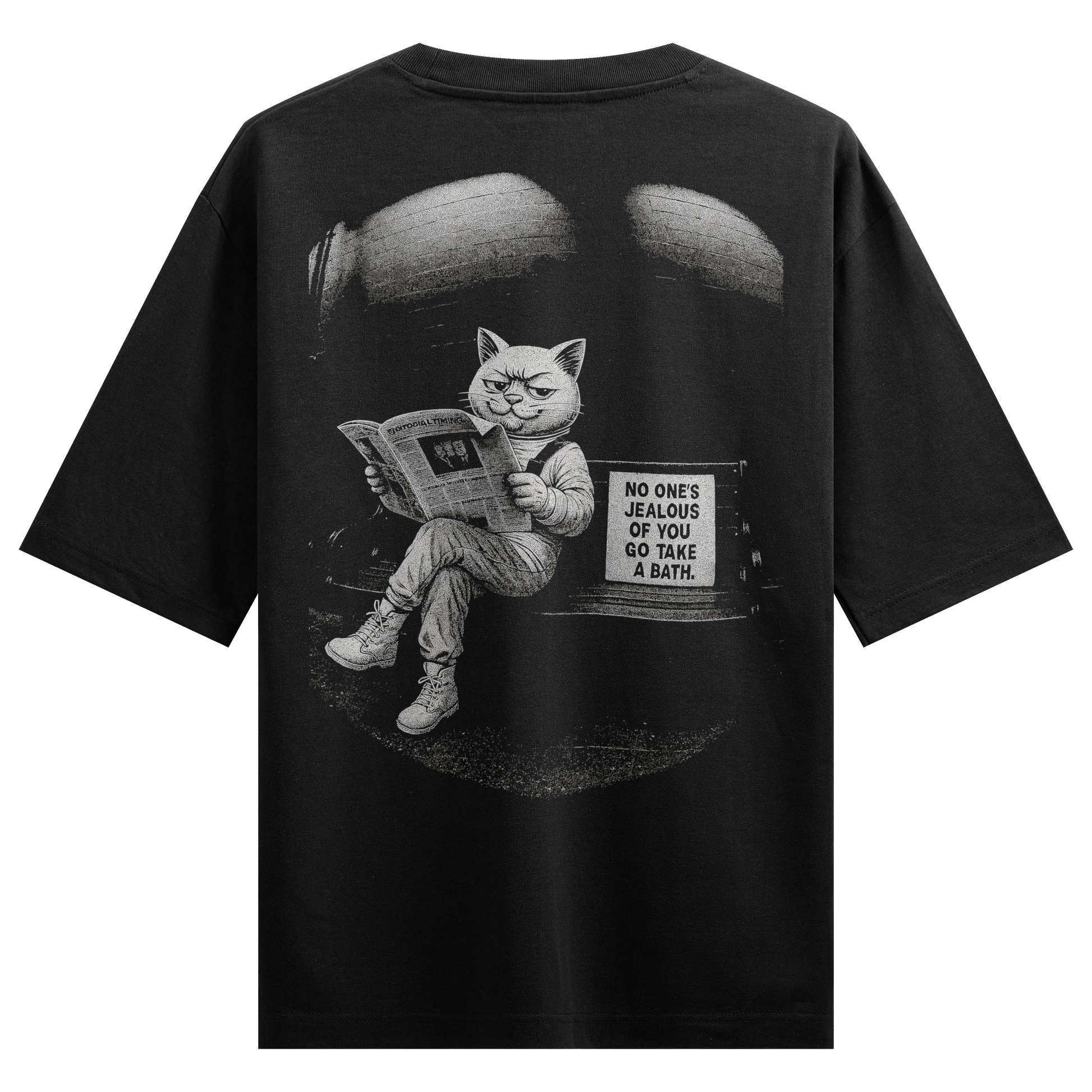 PRDGY Jalankhor Billi Oversize T- Shirt - PRDGY