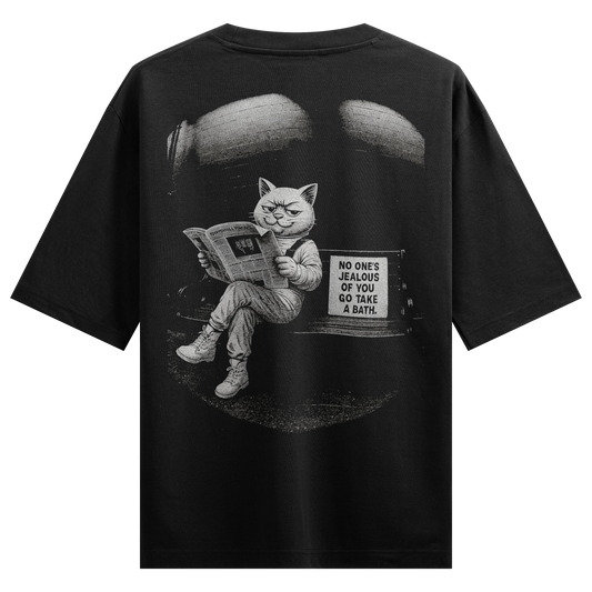 PRDGY Jalankhor Billi Oversize T- Shirt - PRDGY
