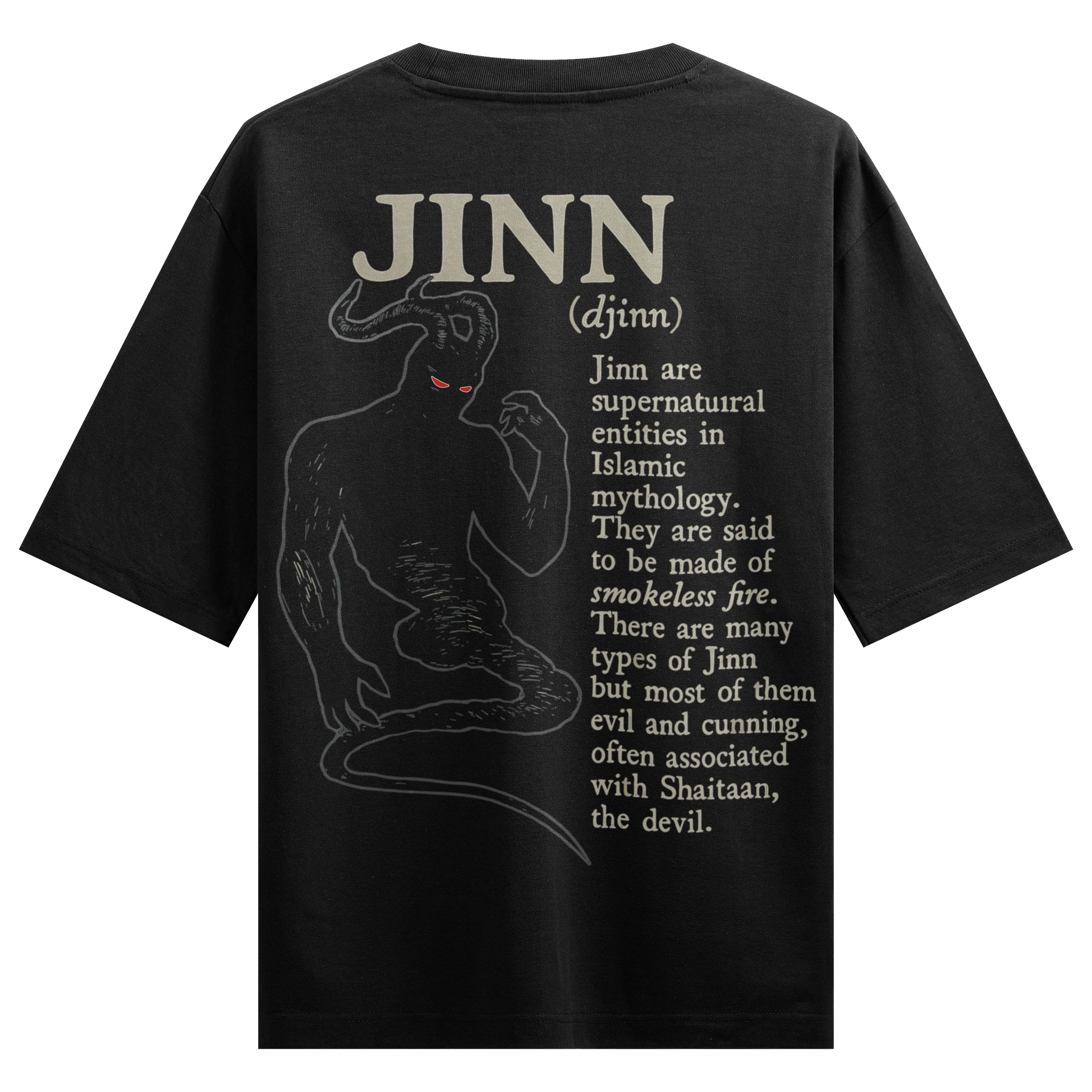 PRDGY Jinn of Fire Oversized T-Shirt - PRDGY