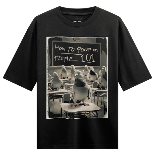 Prdgy Kabootar Front Oversized T-Shirt - PRDGY