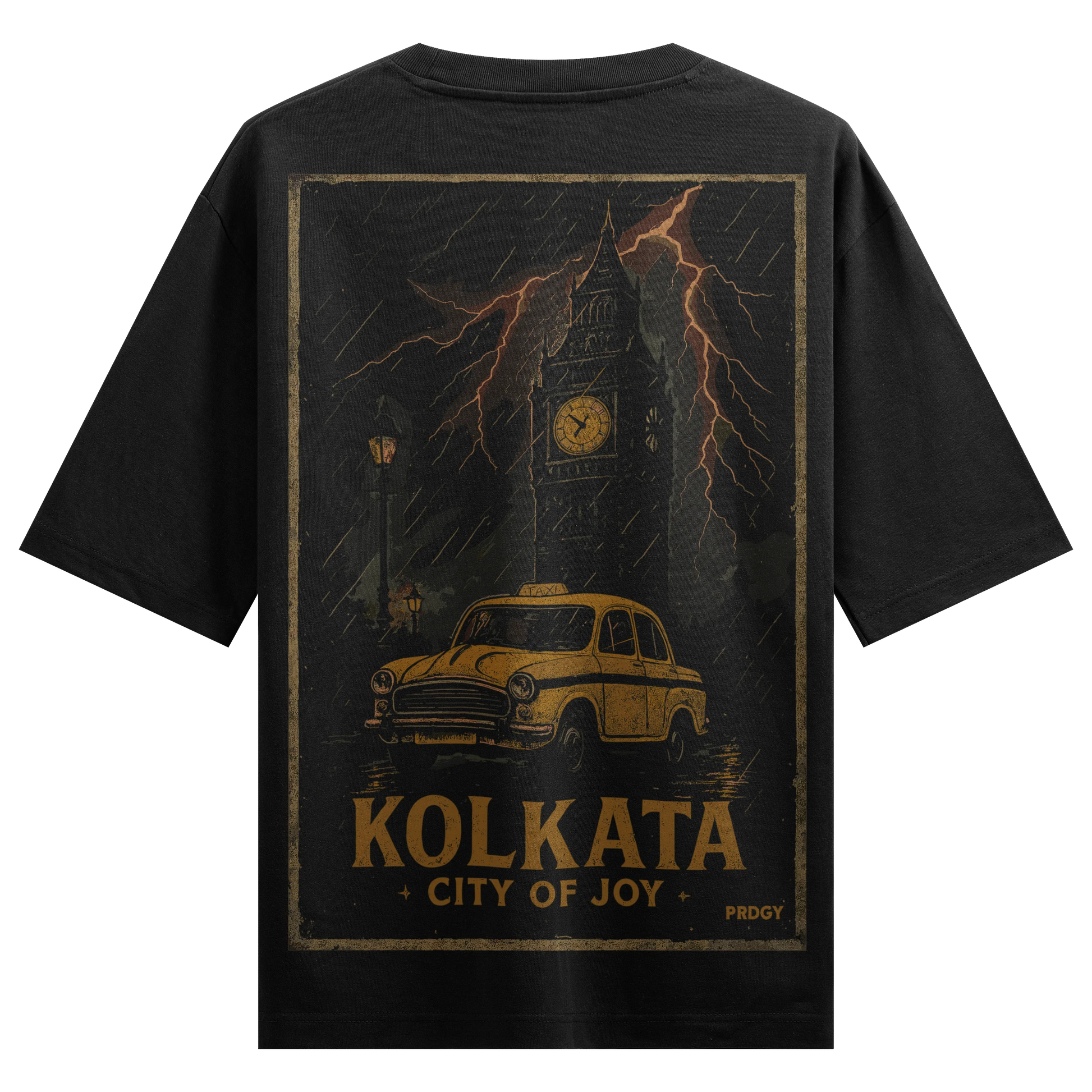 PRDGY Kolkata Noir Oversized T-Shirt - PRDGY