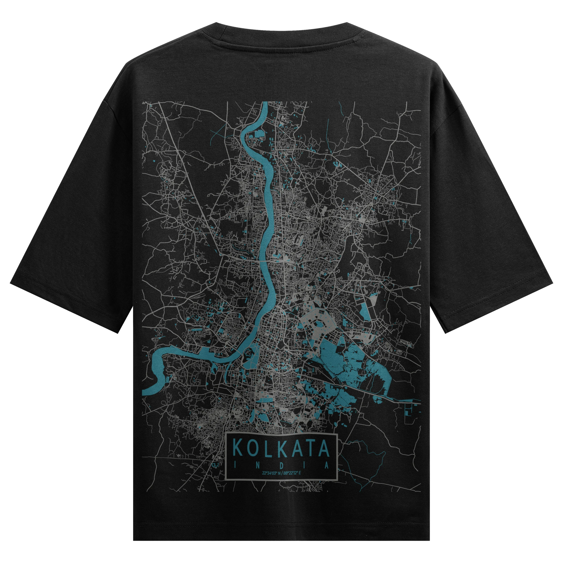 PRDGY Kolkata Street View Oversized T-shirt - PRDGY