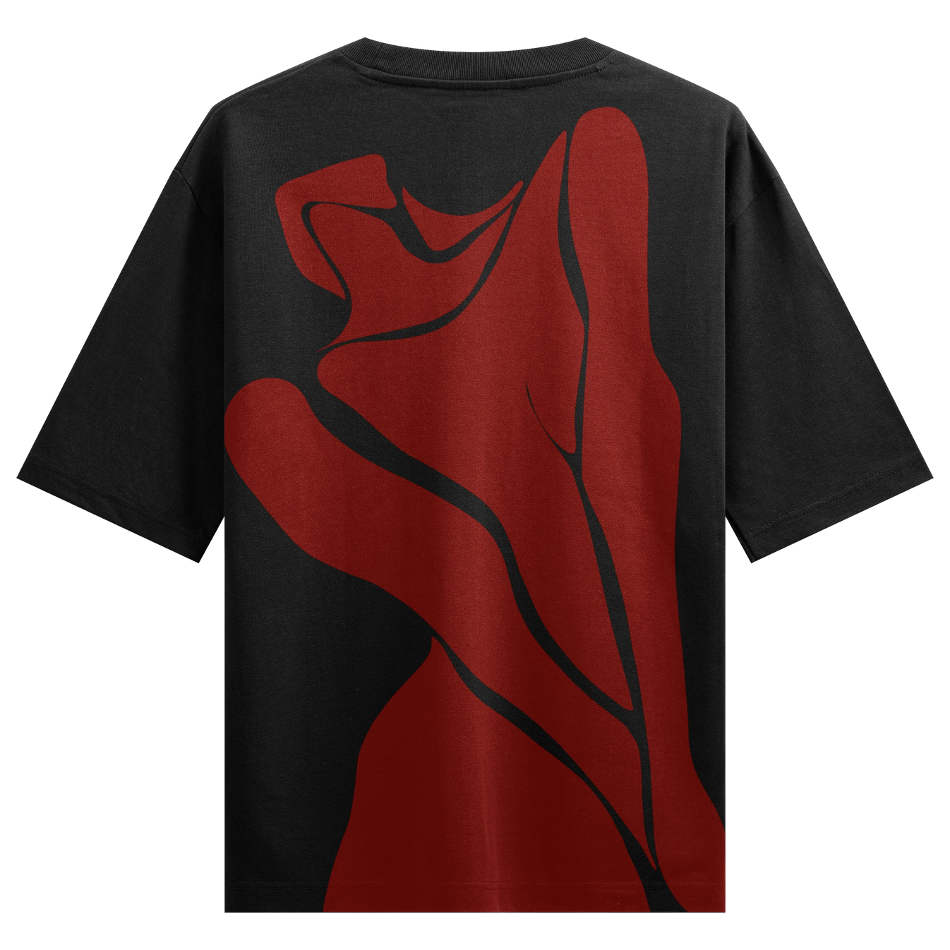 Abstract Art artwork on PRDGY oversized t-shirt