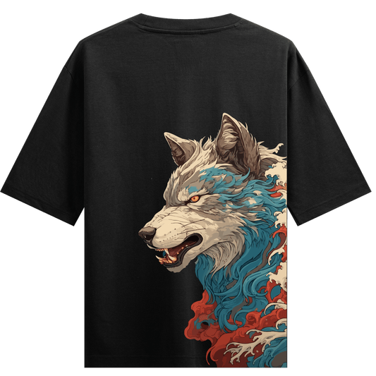 PRDGY Lone Wolf Oversized T Shirt - PRDGY