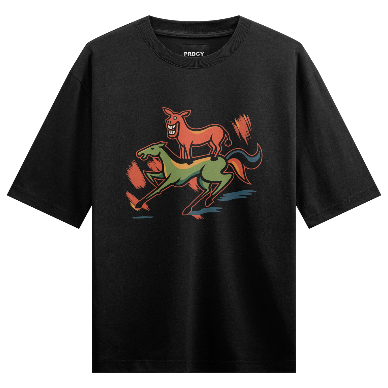 PRDGY Majnu Art Oversized T-Shirt - PRDGY