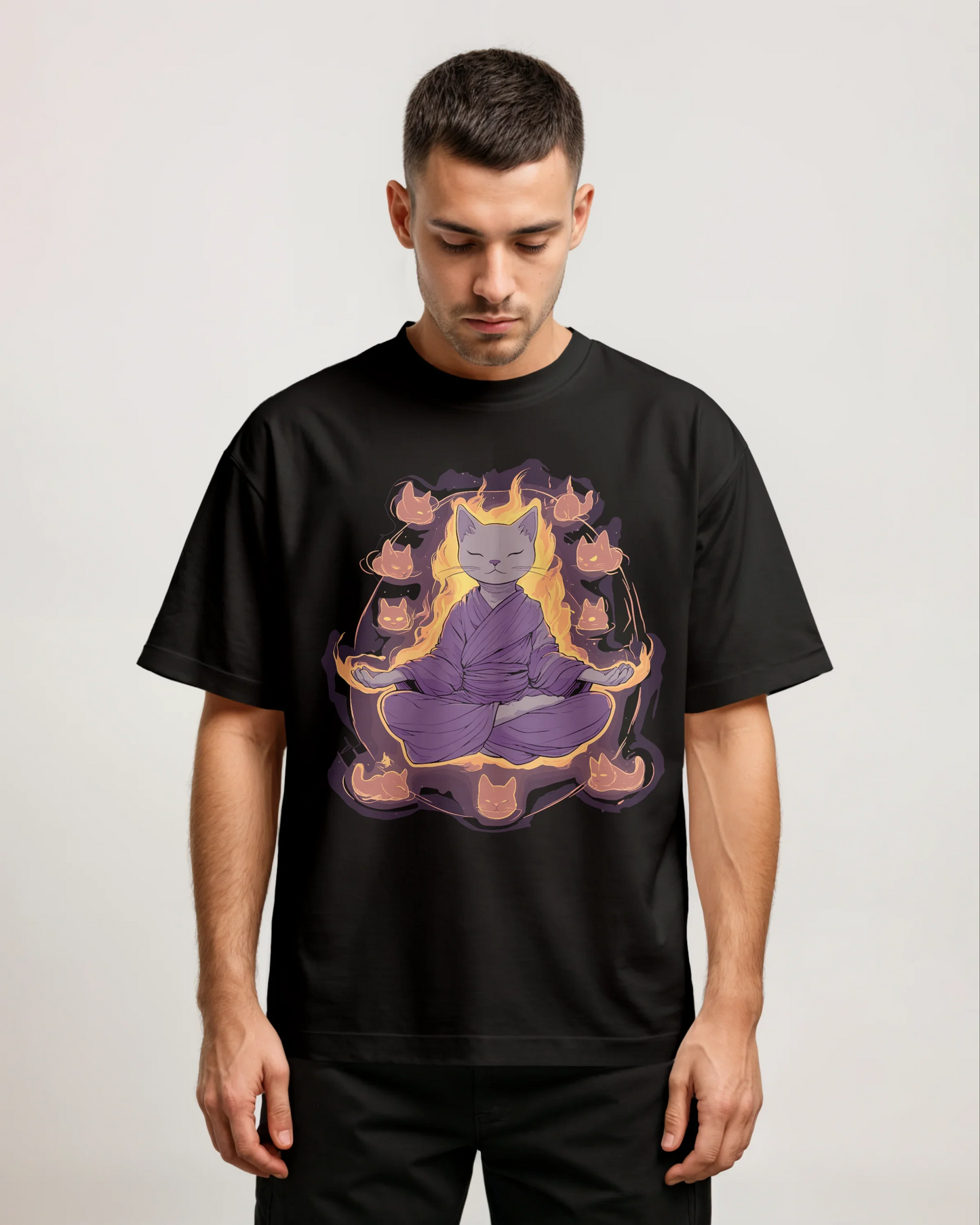 Prdgy Meowdhya Oversized Tshirt - PRDGY