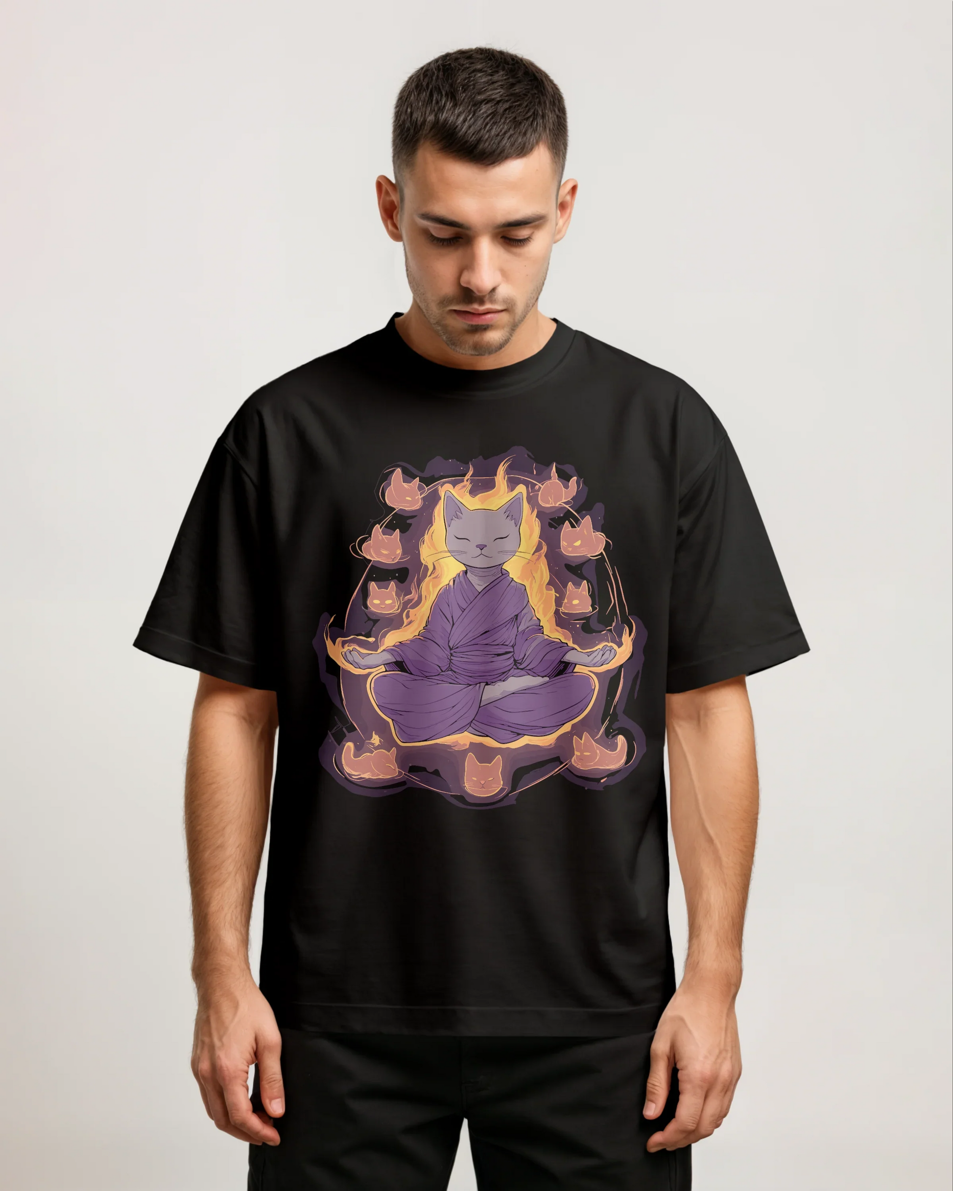 Prdgy Meowdhya Oversized Tshirt - PRDGY