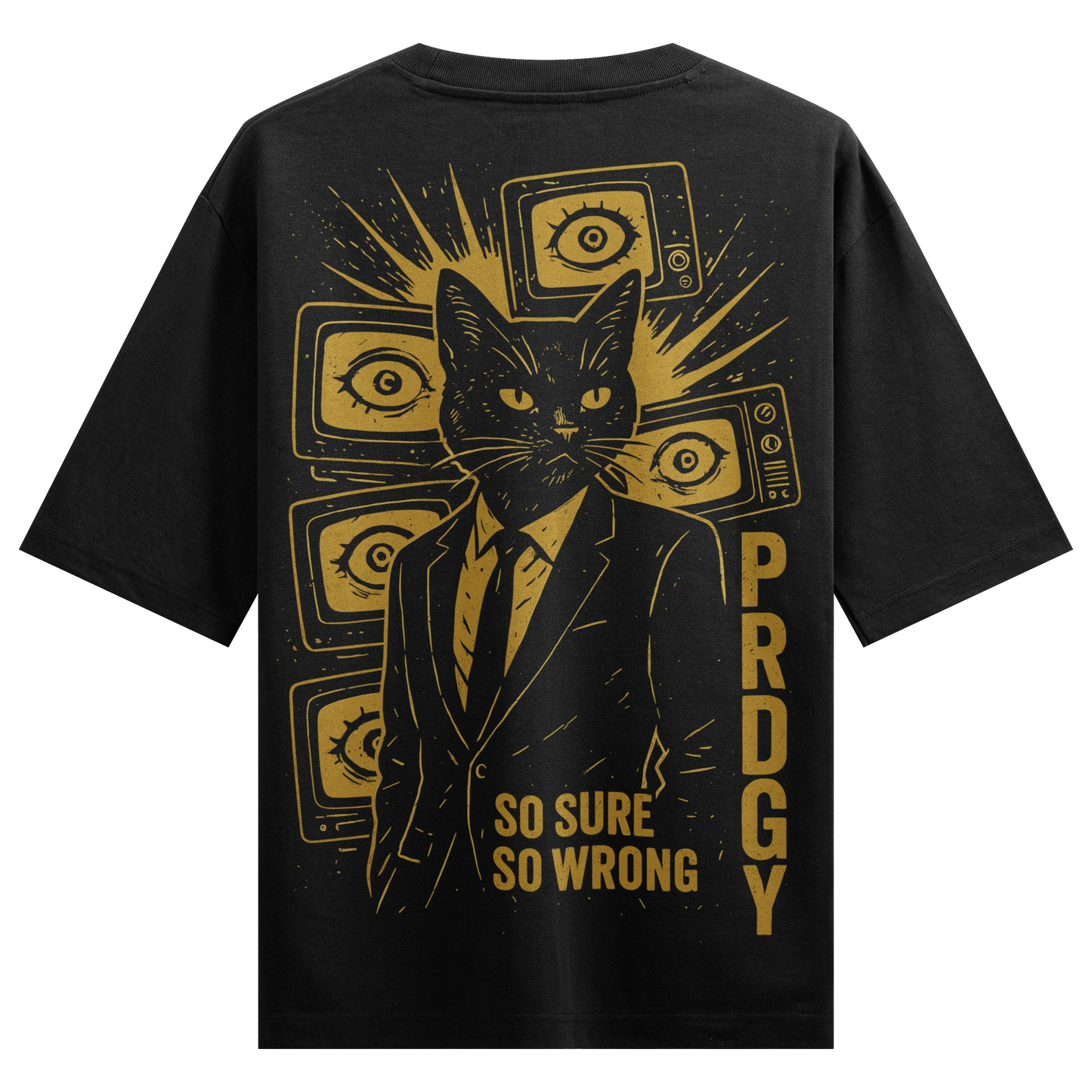 PRDGY Meowtropolis Oversized T-Shirt - PRDGY
