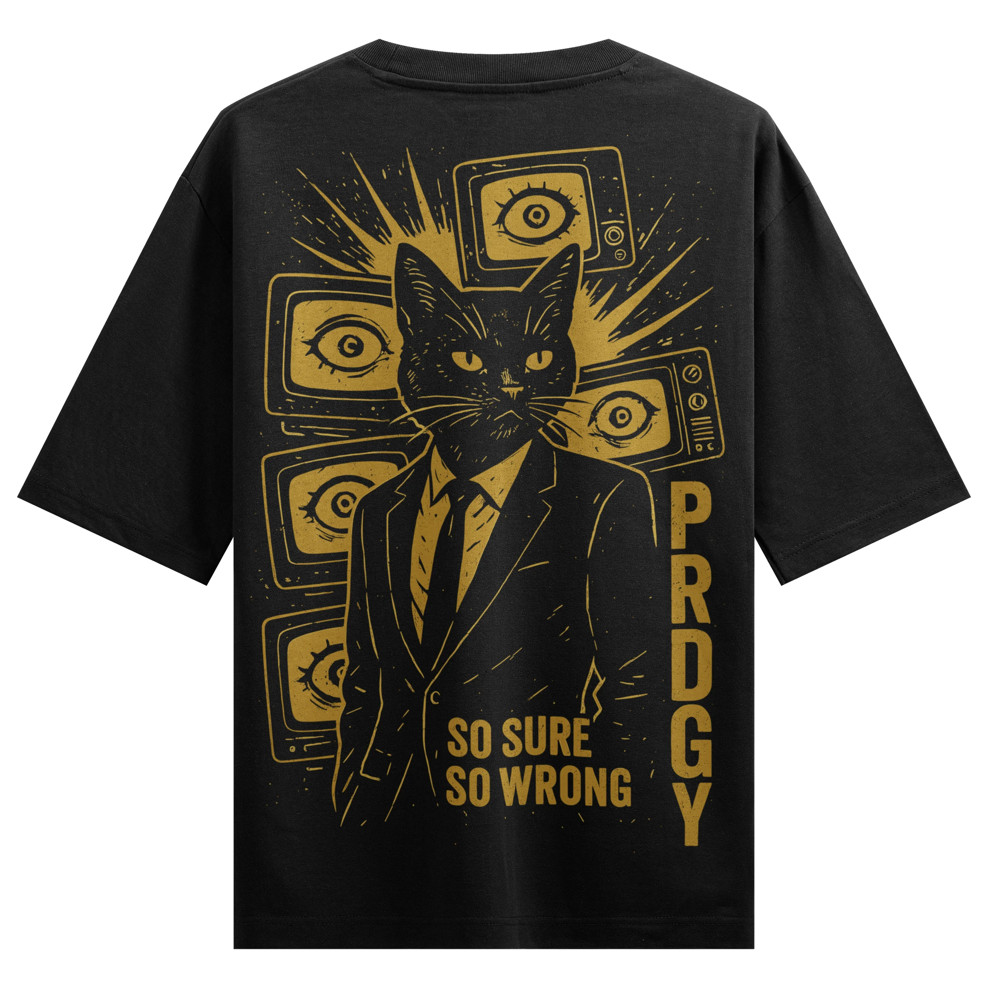 PRDGY Meowtropolis Oversized T-Shirt - PRDGY