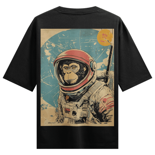 Prdgy Monkey Martian Back Oversized T-Shirt - PRDGY