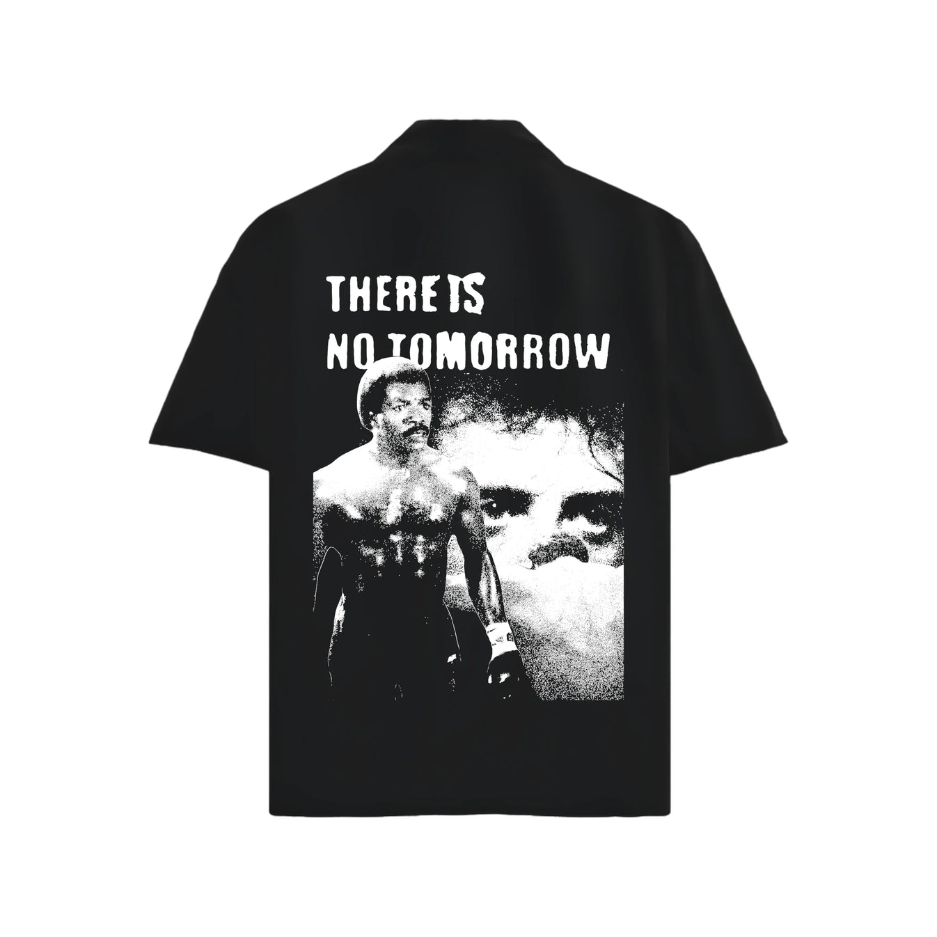 THERE IS NO TOMORROW artwork on PRDGY oversized t-shirt