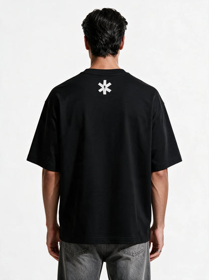 PRDGY Not in mood Oversized T-shirt — back view of T-shirt