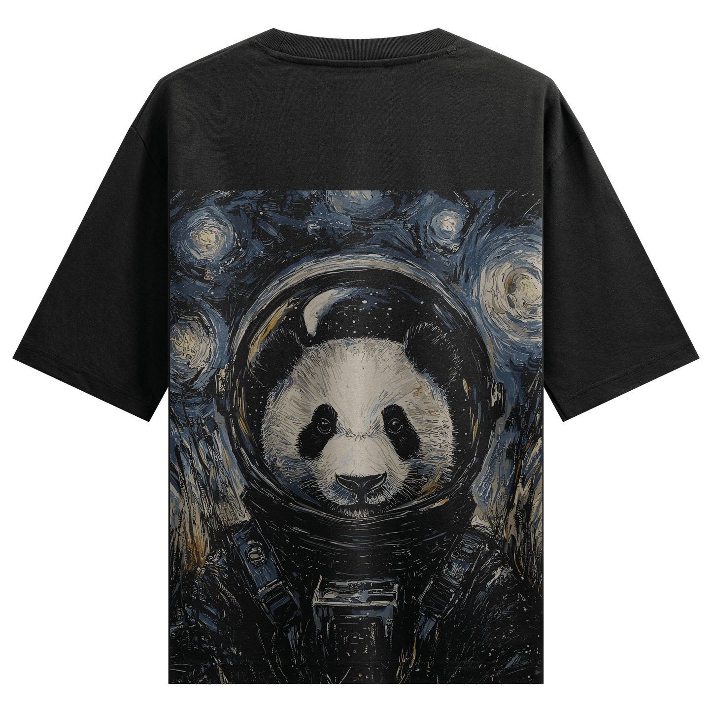 Prdgy Panda GoghBack Oversized T-Shirt - PRDGY