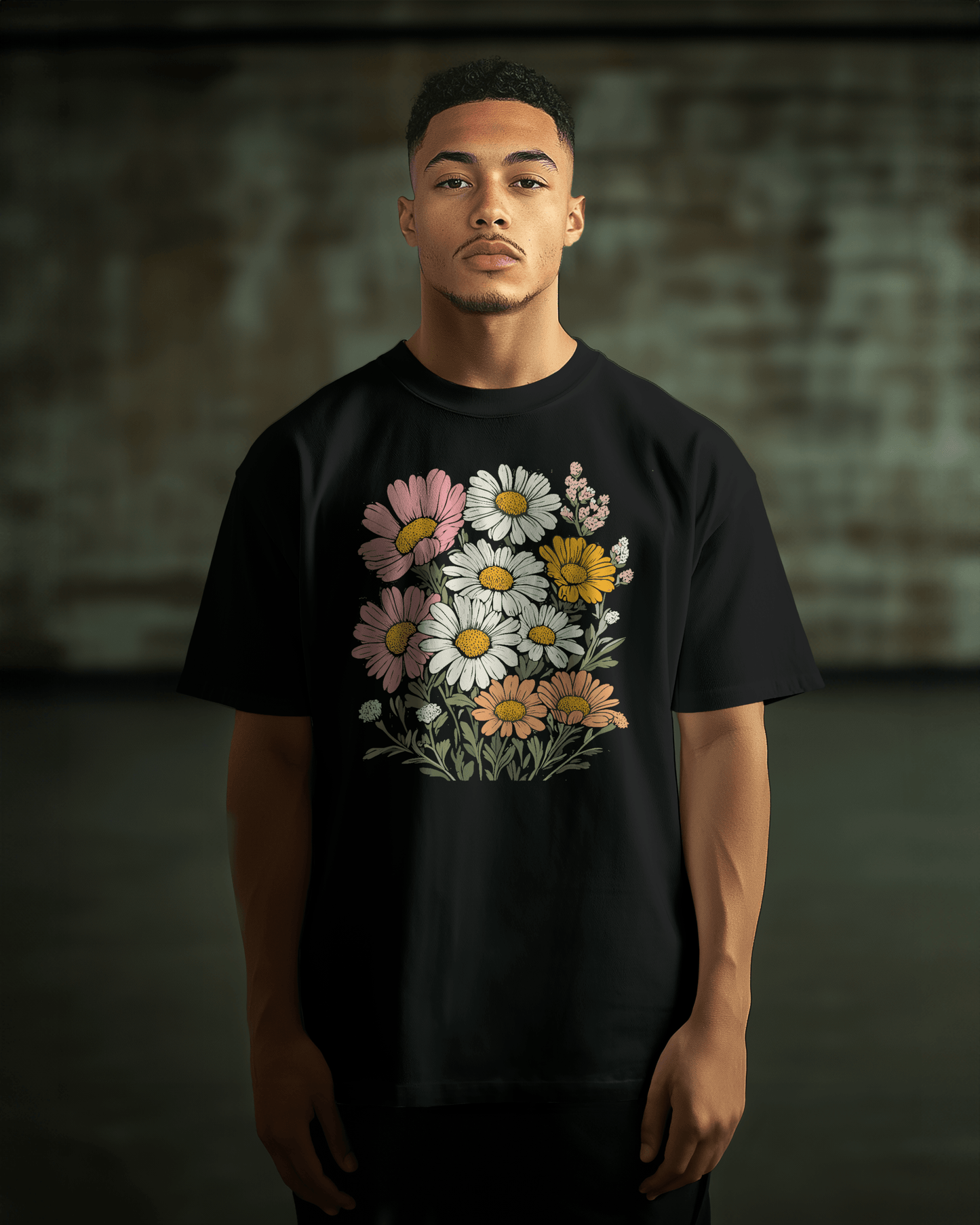 Prdgy Petals & Power Front Oversized T-Shirt - PRDGY