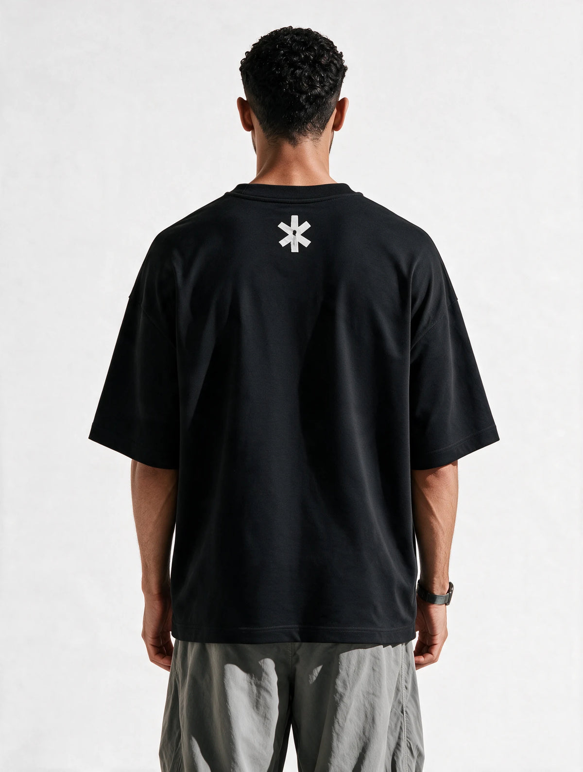 Pixel Peace Oversized T-shirt — back view of T-shirt