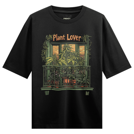 Prdgy PLANT LOVER Front Oversized T-Shirt - PRDGY
