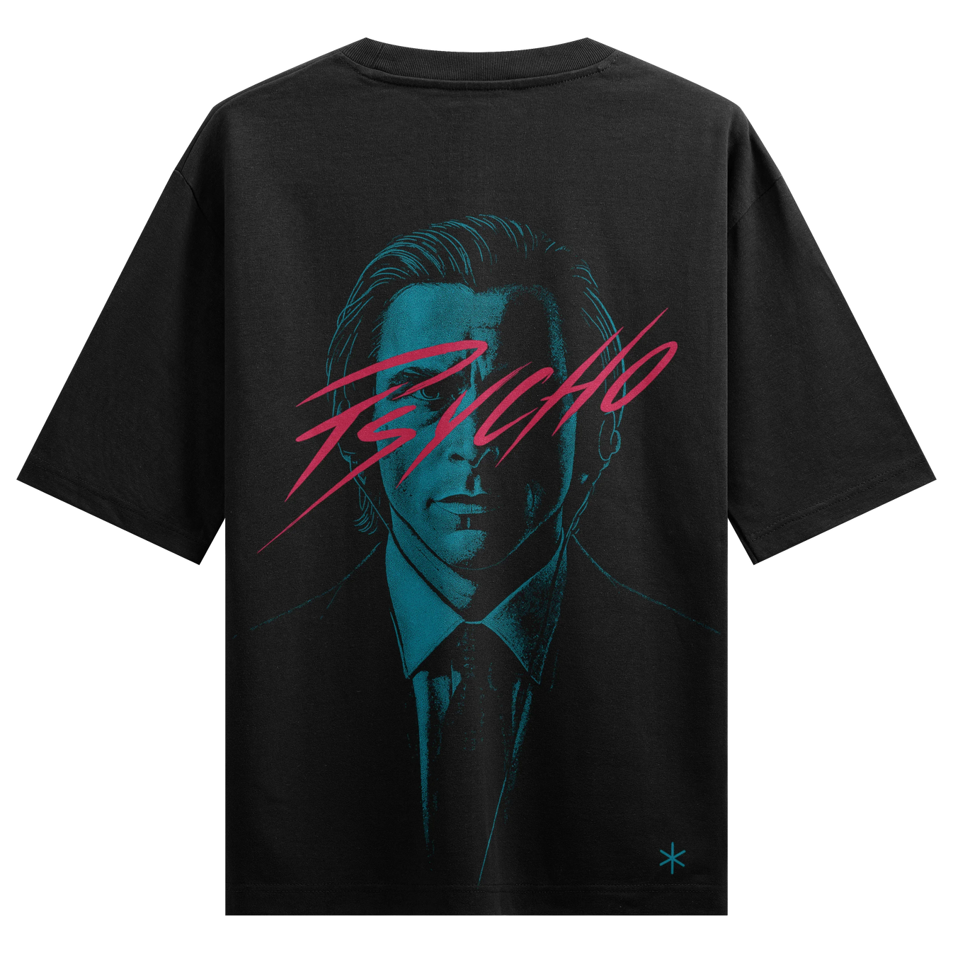 American Psycho artwork on PRDGY oversized t-shirt